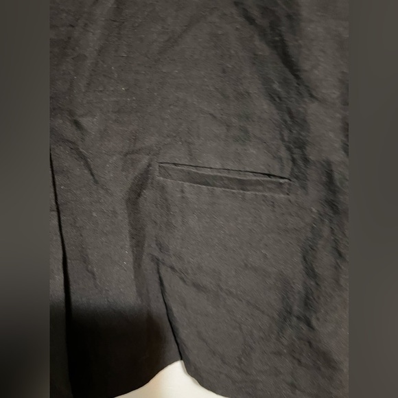 Eileen Fisher Petite linen-blend button down shirt K. - Picture 5 of 11